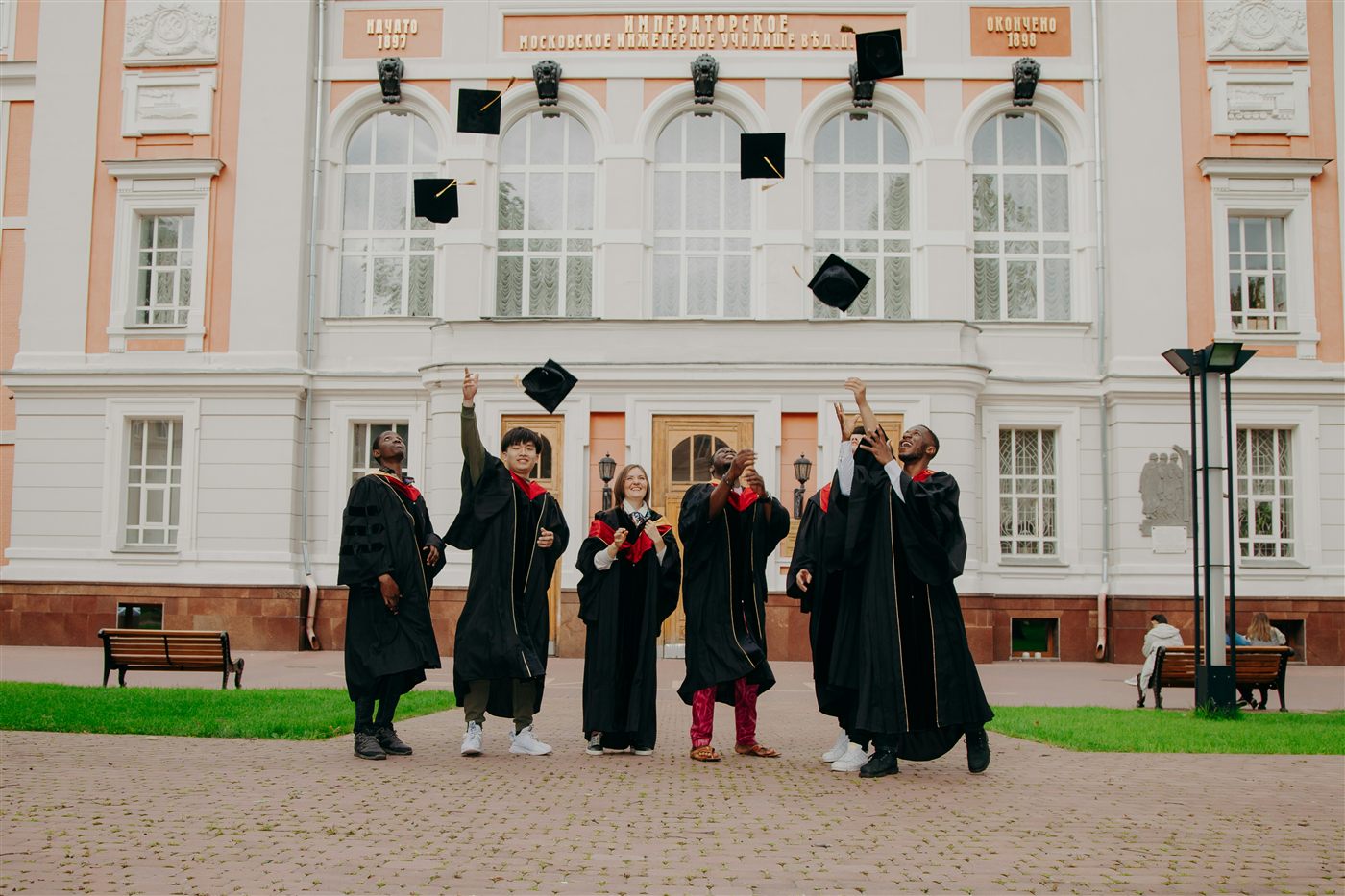 Bradford graduates celebrating with AEC Consultant support