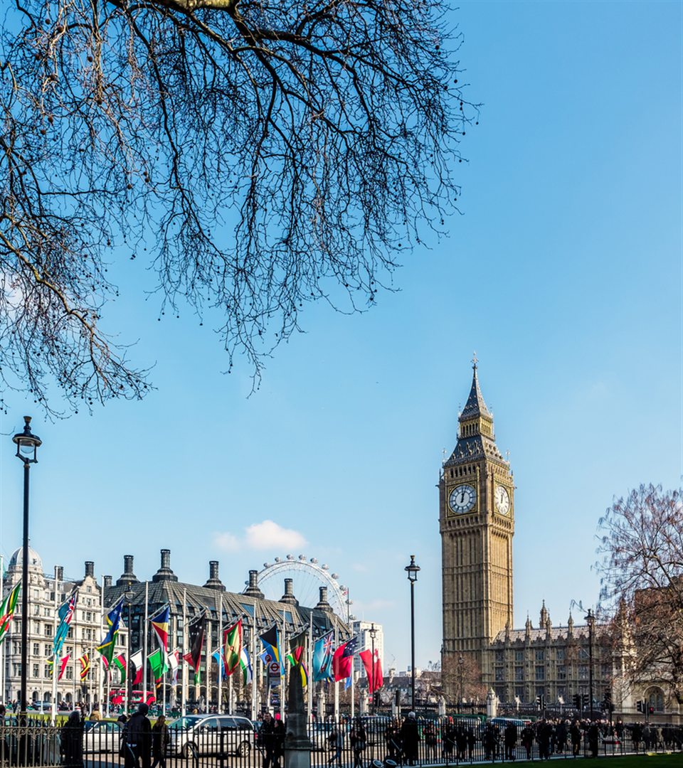 Central London skyline, representing the area AEC Consultant supports students in