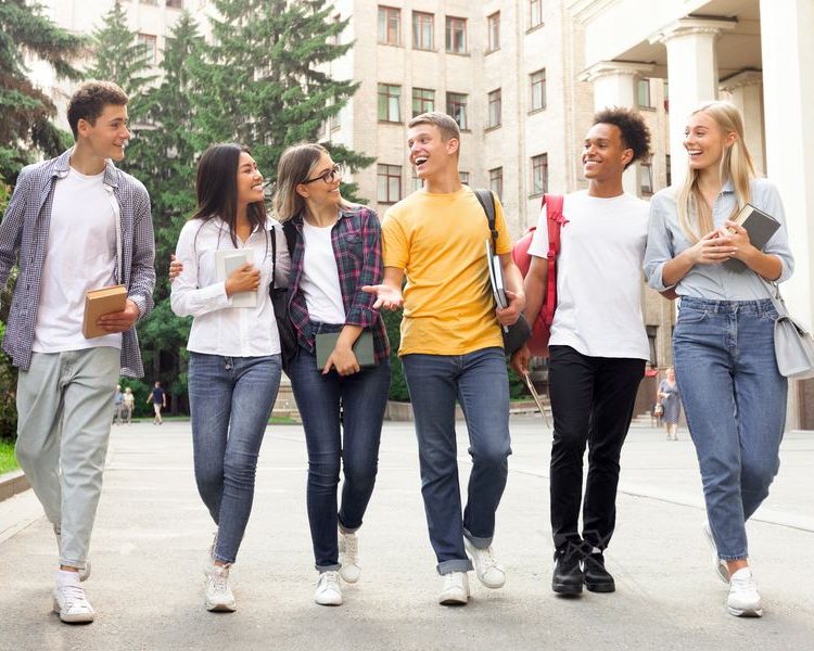 Students in East London getting help with university applications