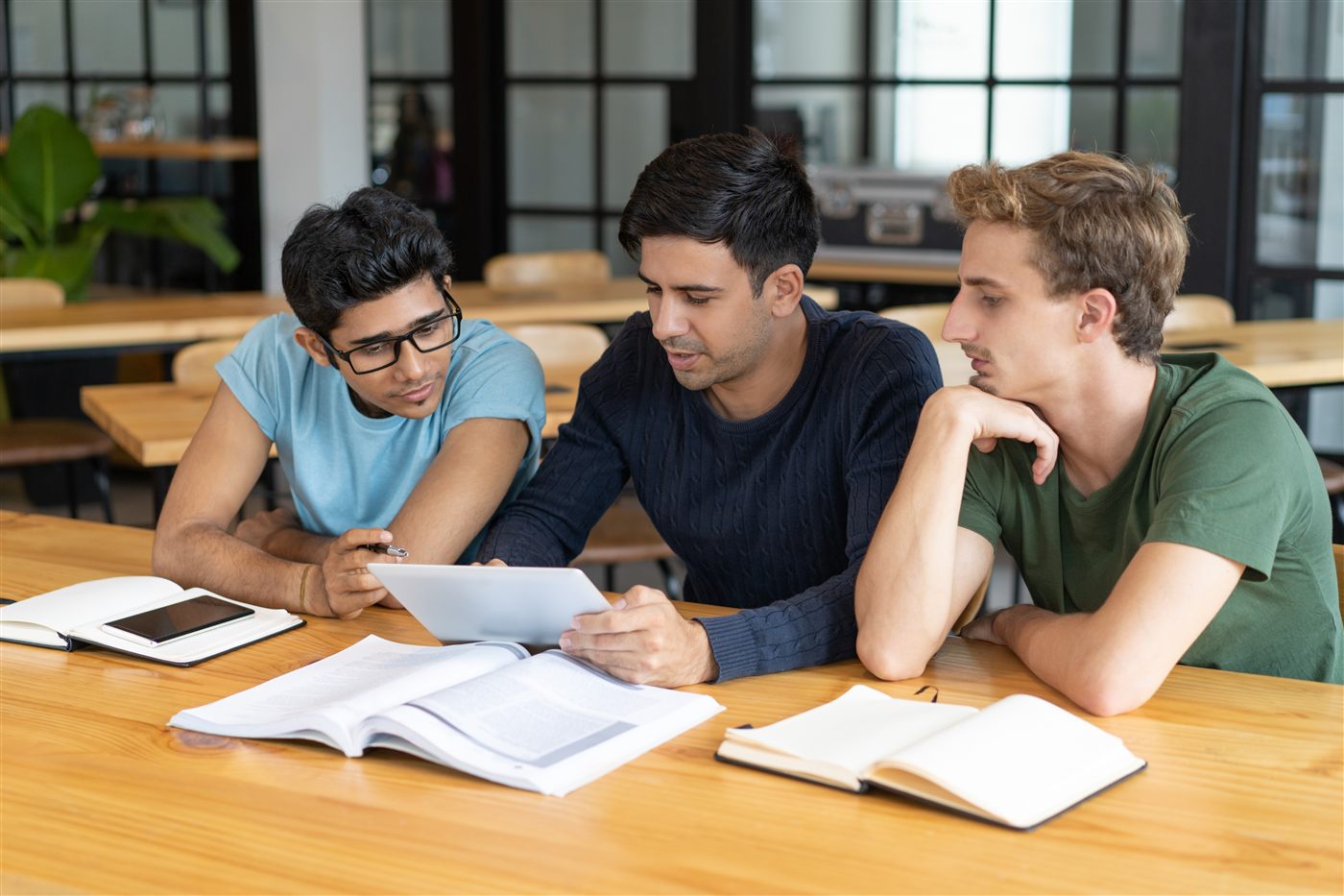 Manchester student receiving one-to-one guidance from AEC Consultant
