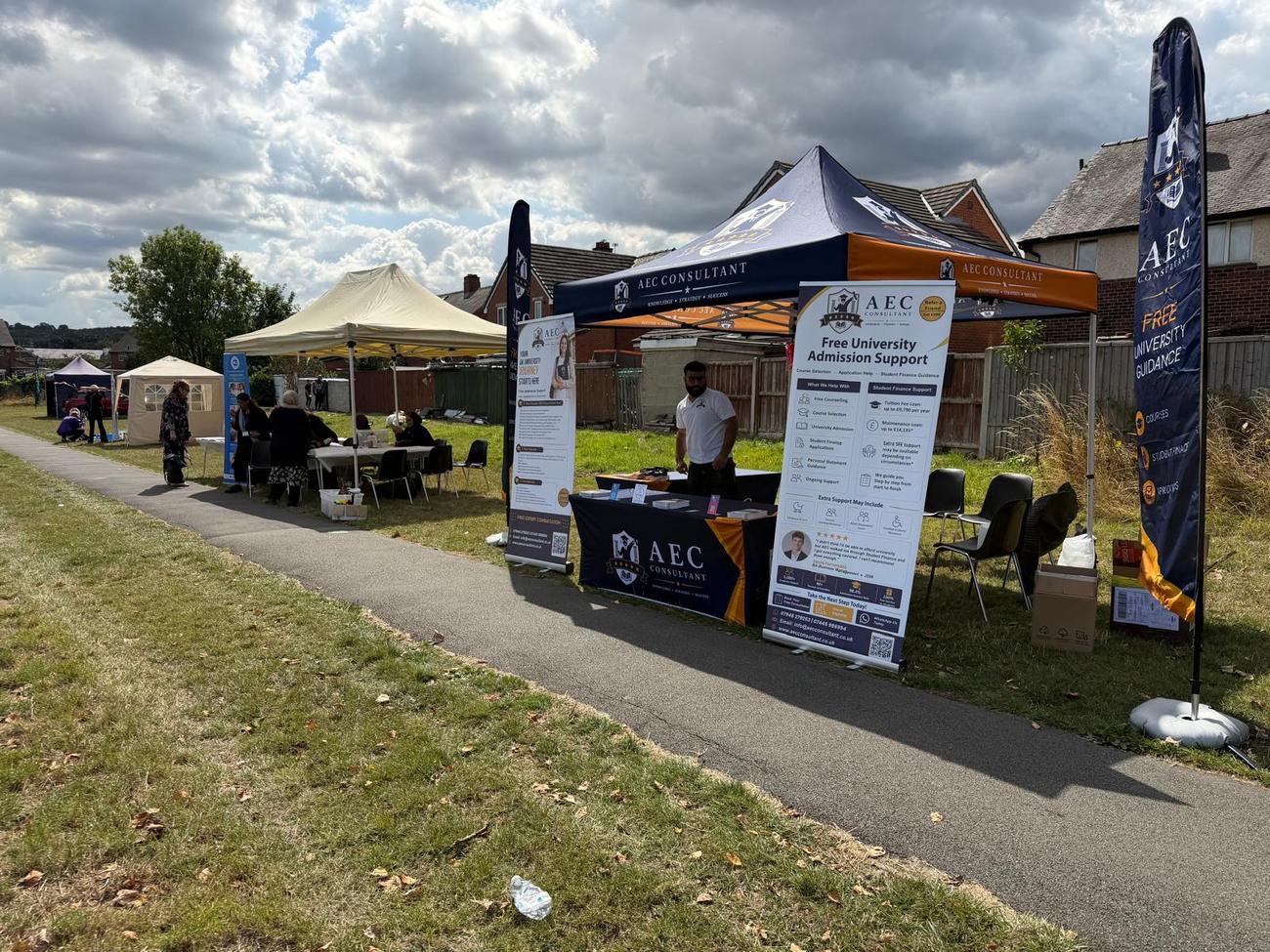 The AEC Consultant stand at Summer Fest